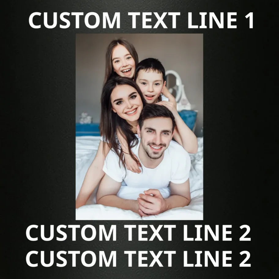 Custom Text And Photo Personalized 20oz Tumbler - Front - Close-up