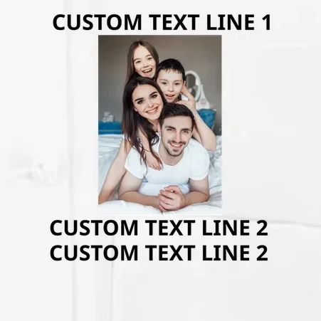 Custom Text And Photo Personalized Men's Chef Coat - Front - Close-up