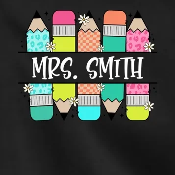 Custom Teacher Name Back To School Kids Jacket - Front - Close-up