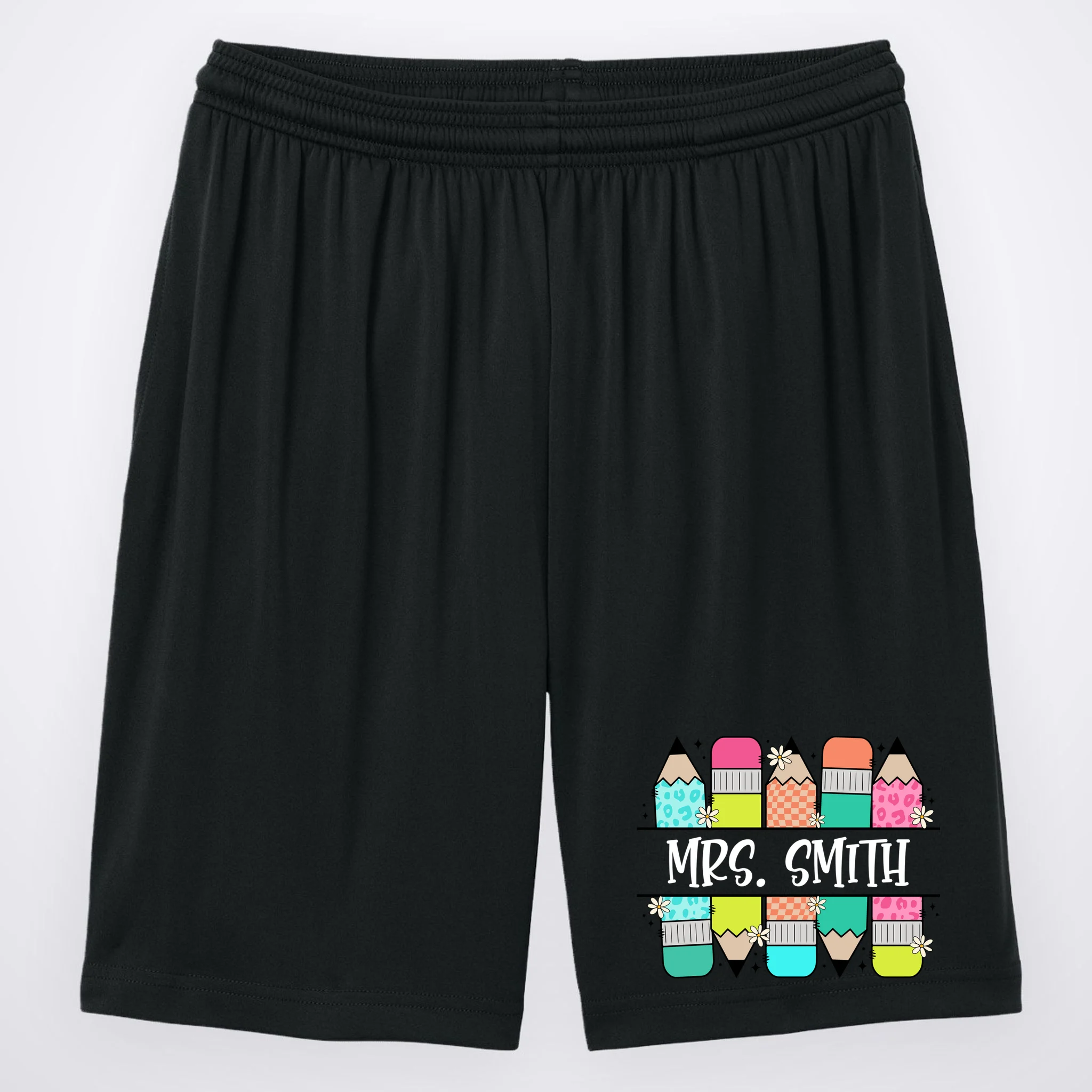 Custom Teacher Name Back To School Men's Shorts - Front