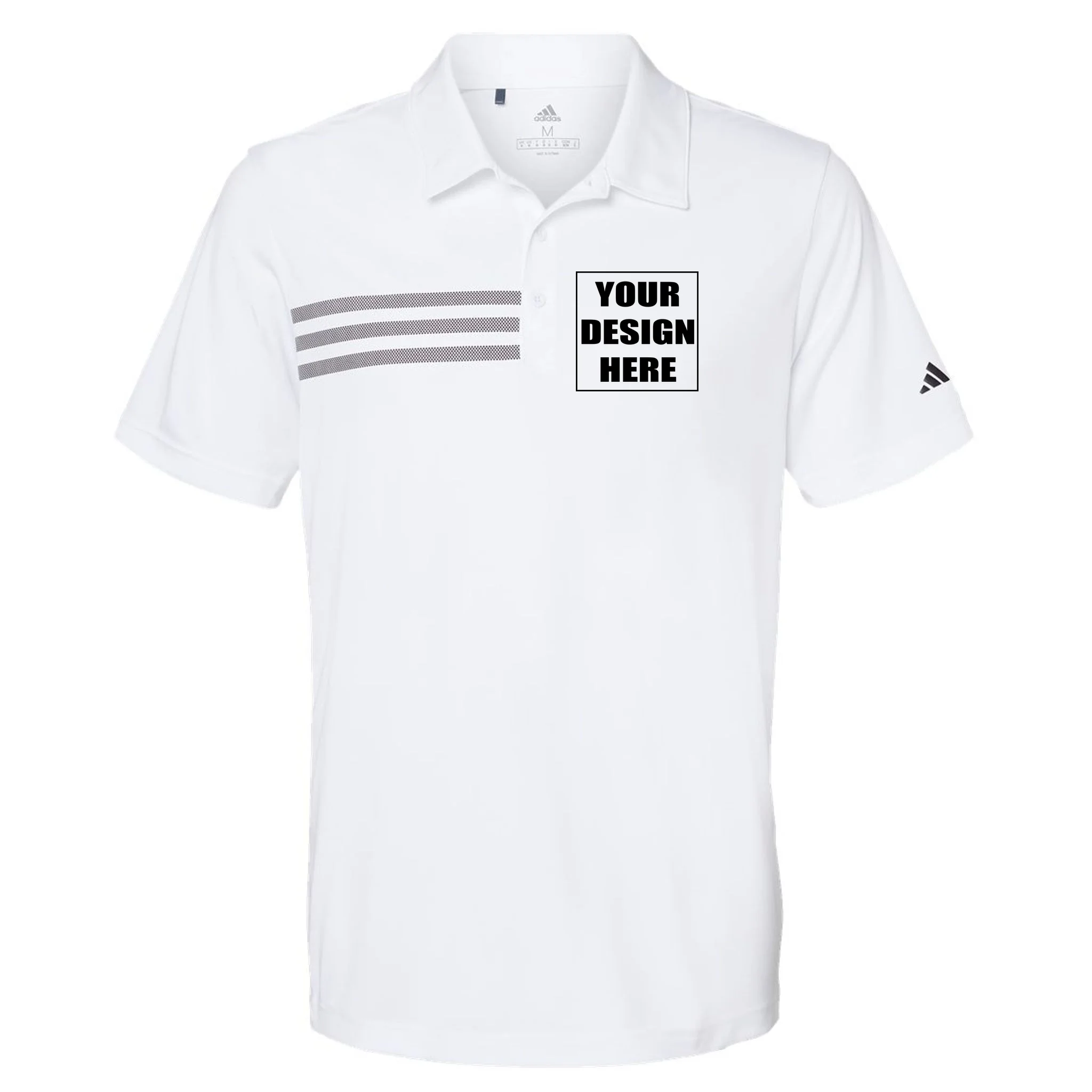 Create Your Own Custom Adidas Men's Polo Front