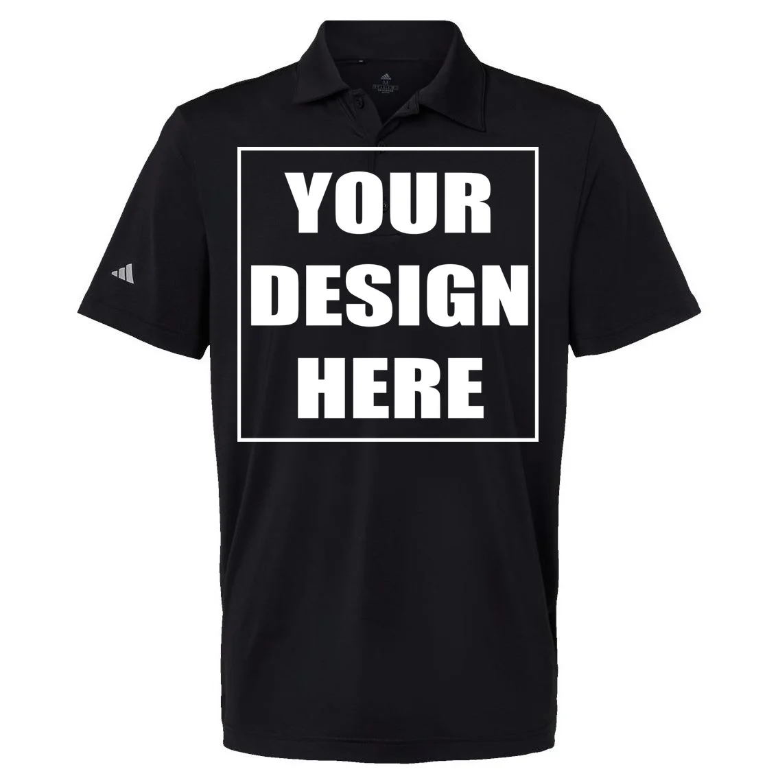 Create Your Own Custom Adidas Men's Solid Polo Front