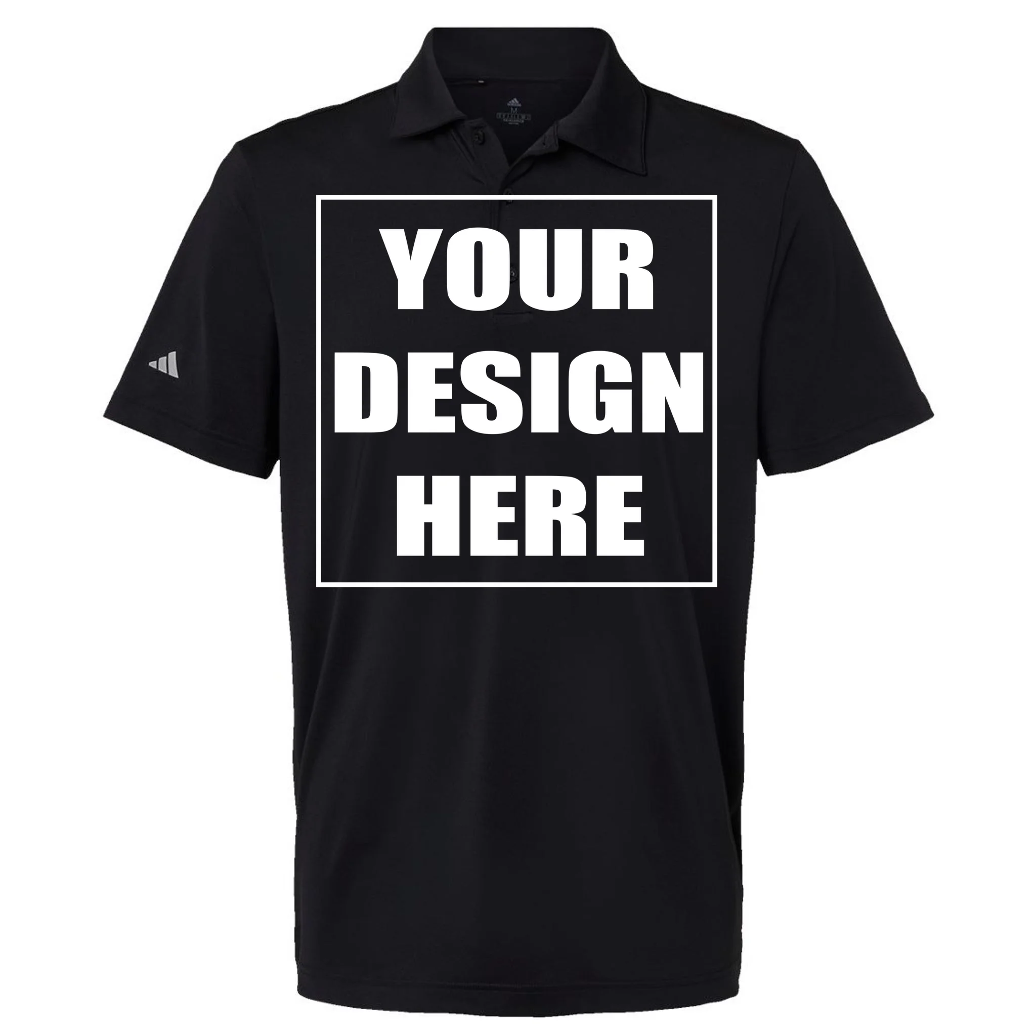 Create Your Own Custom Adidas Men's Solid Polo Front