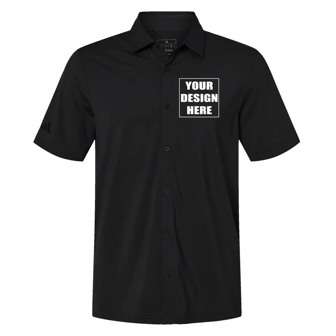 Create Your Own Custom Adidas Men's Button-Down Button Up Front