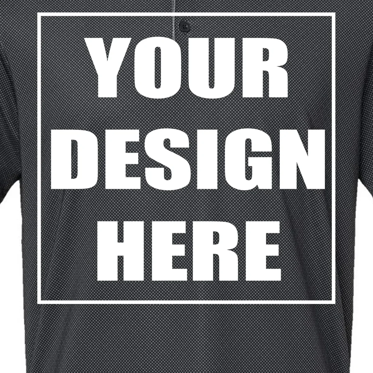 Create Your Own Custom Adidas Men's Polo - Front - Close-up