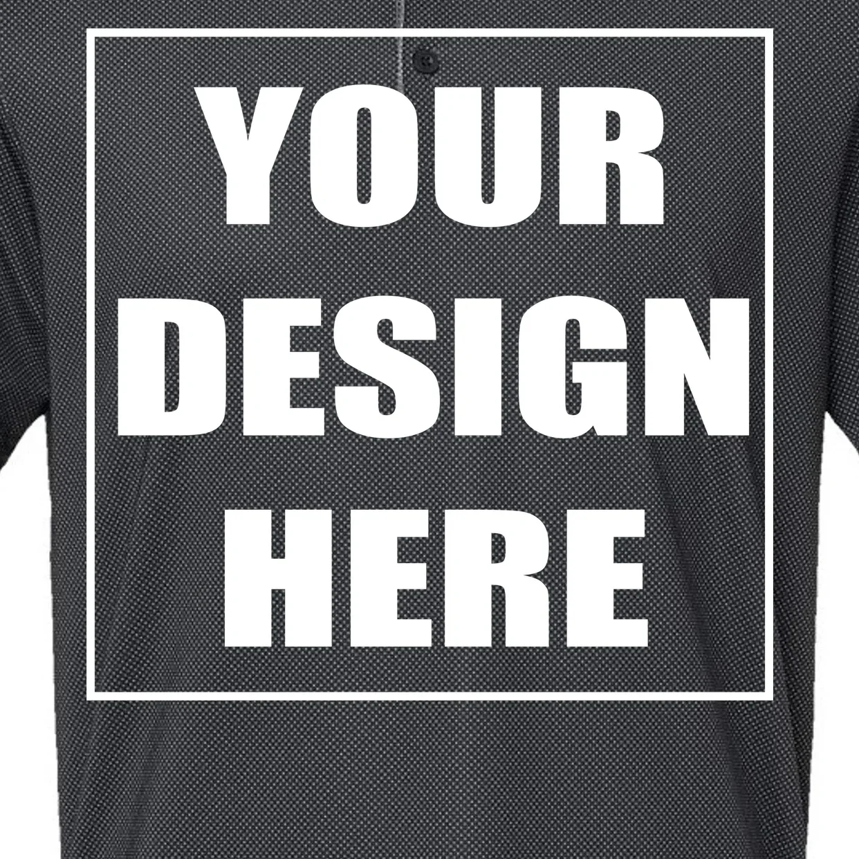 Create Your Own Custom Adidas Men's Polo - Front - Close-up