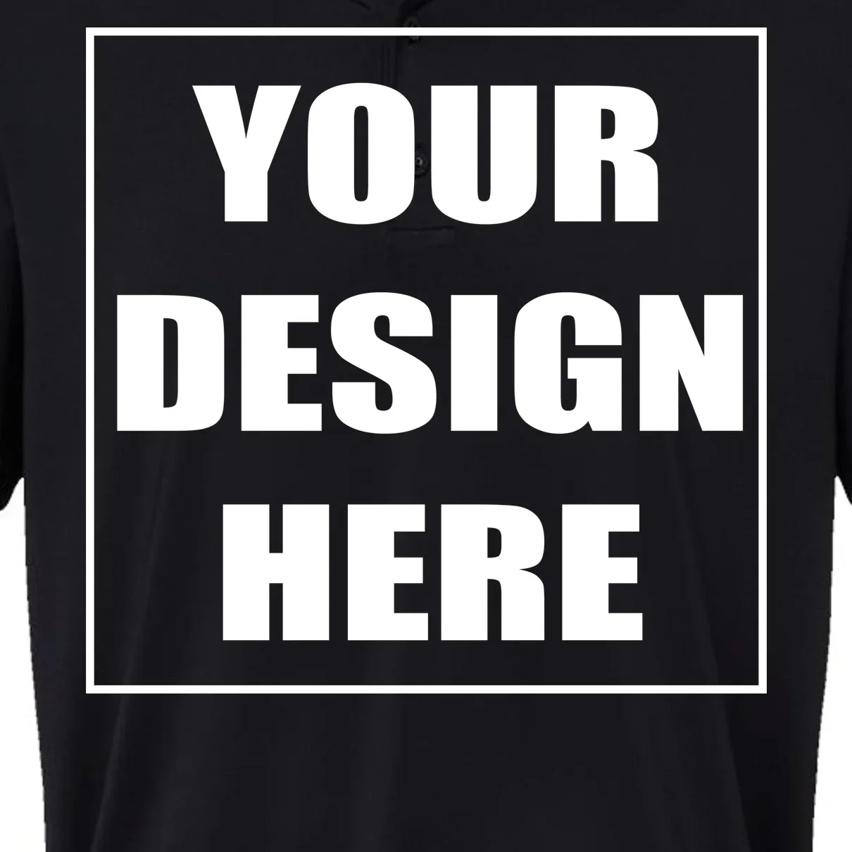 Create Your Own Custom Adidas Men's Solid Polo - Front - Close-up