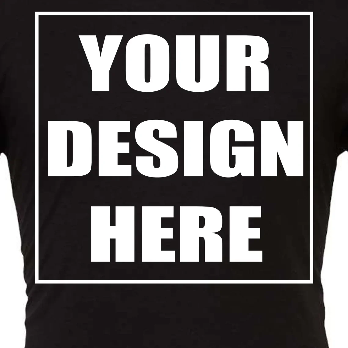 Create Your Own Custom Bella+Canvas Men's CVC T-Shirt - Front - Close-up