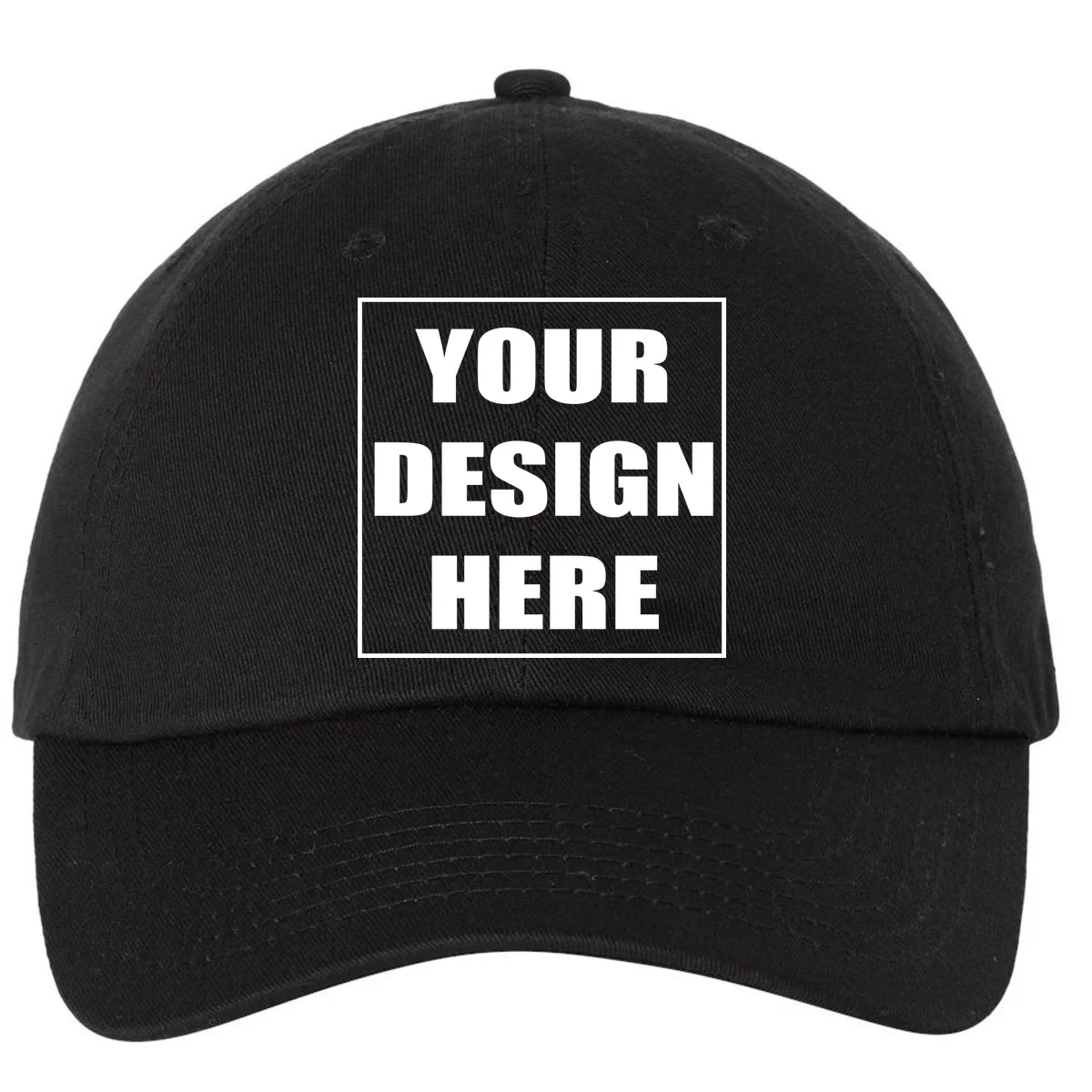 Create Your Own Custom Bio-Washed Classic Hat - Front