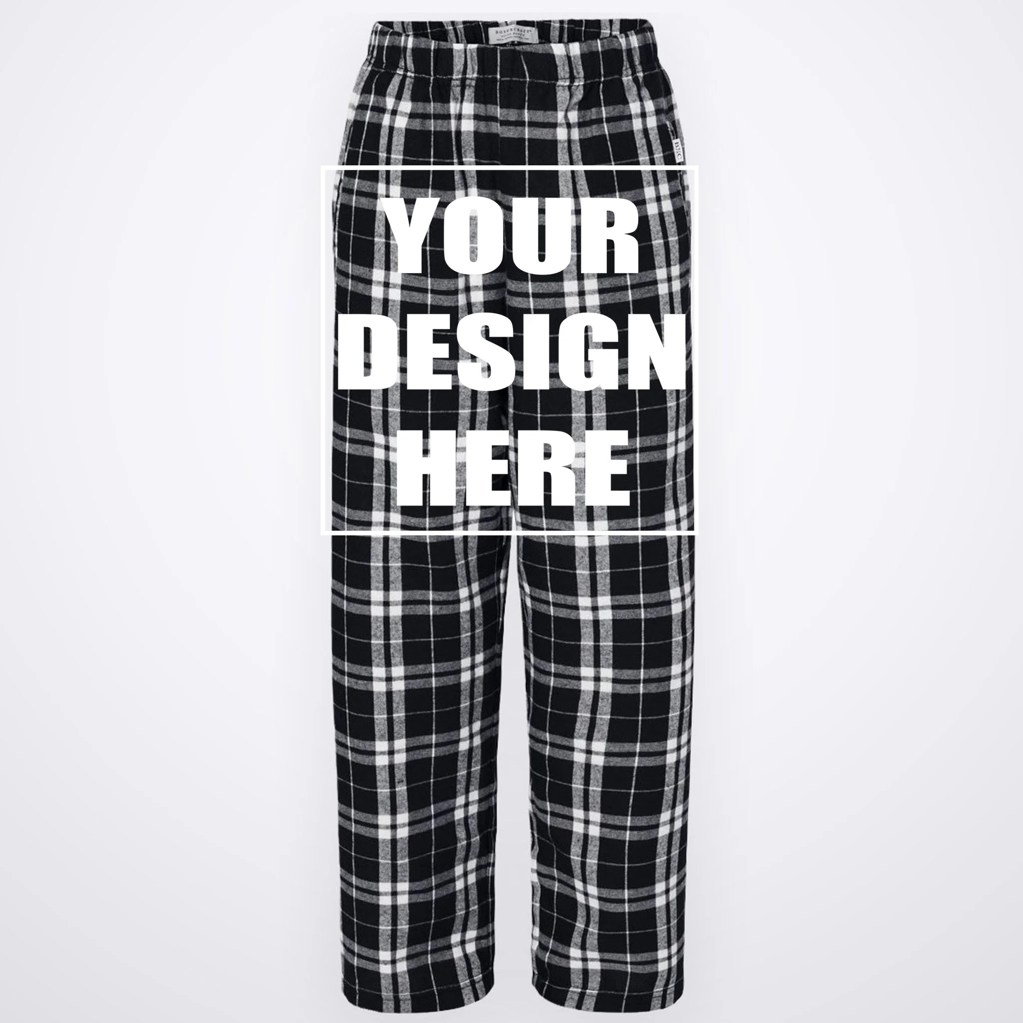 Create Your Own Custom Boxercraft Youth Flannel Pants - Front