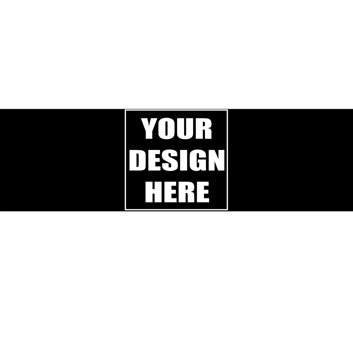Create Your Own Custom Bumper Sticker - Front