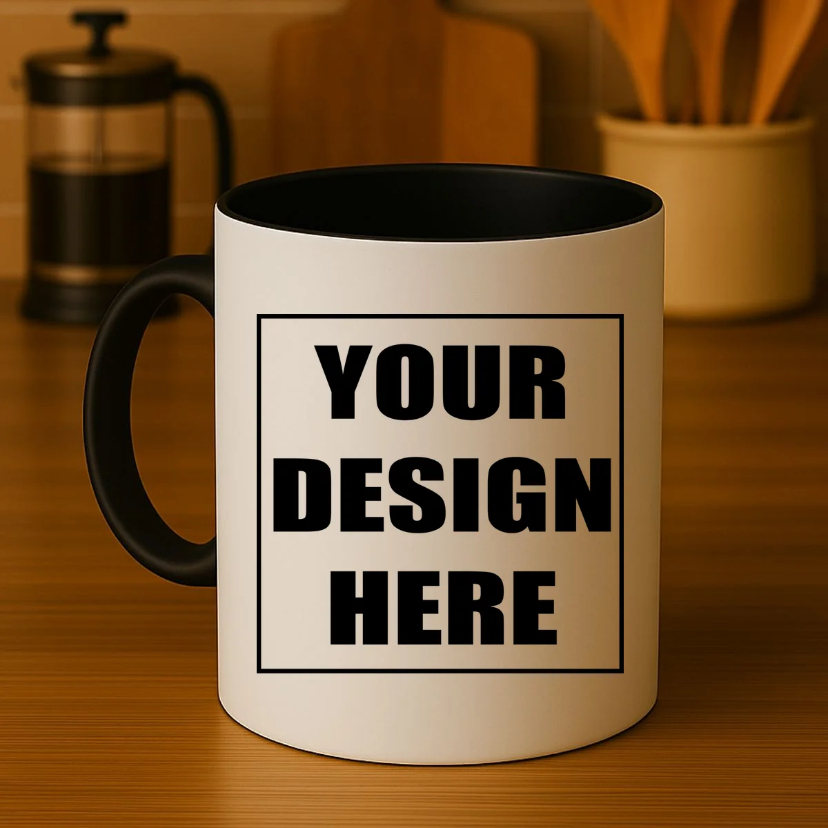 Create Your Own Custom Coffee Mug - Front 3