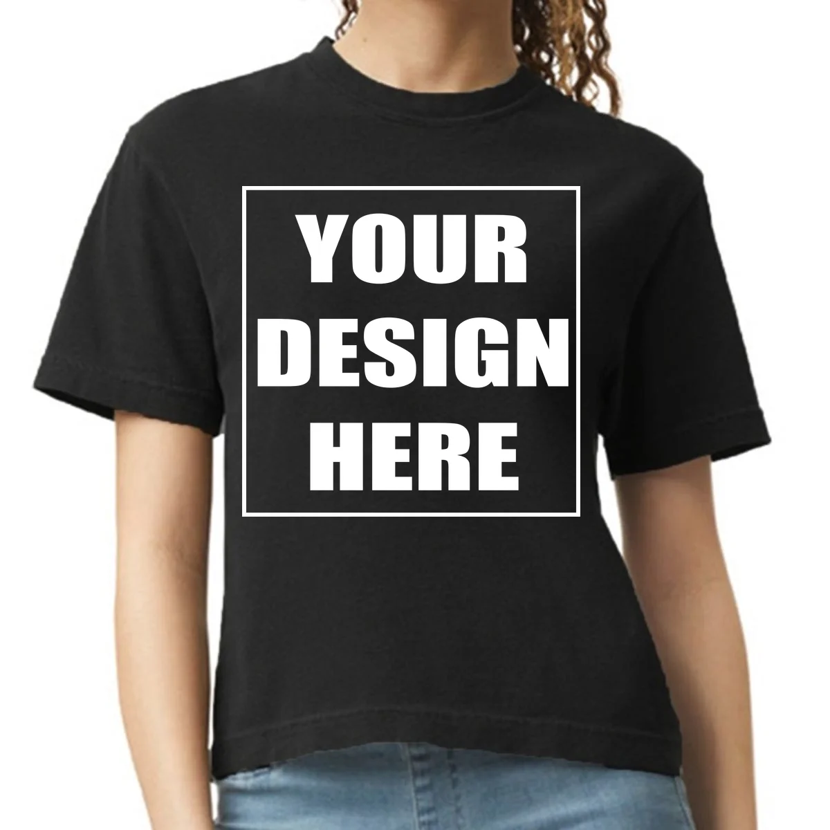 Create Your Own Custom Boxy T-Shirt - Front