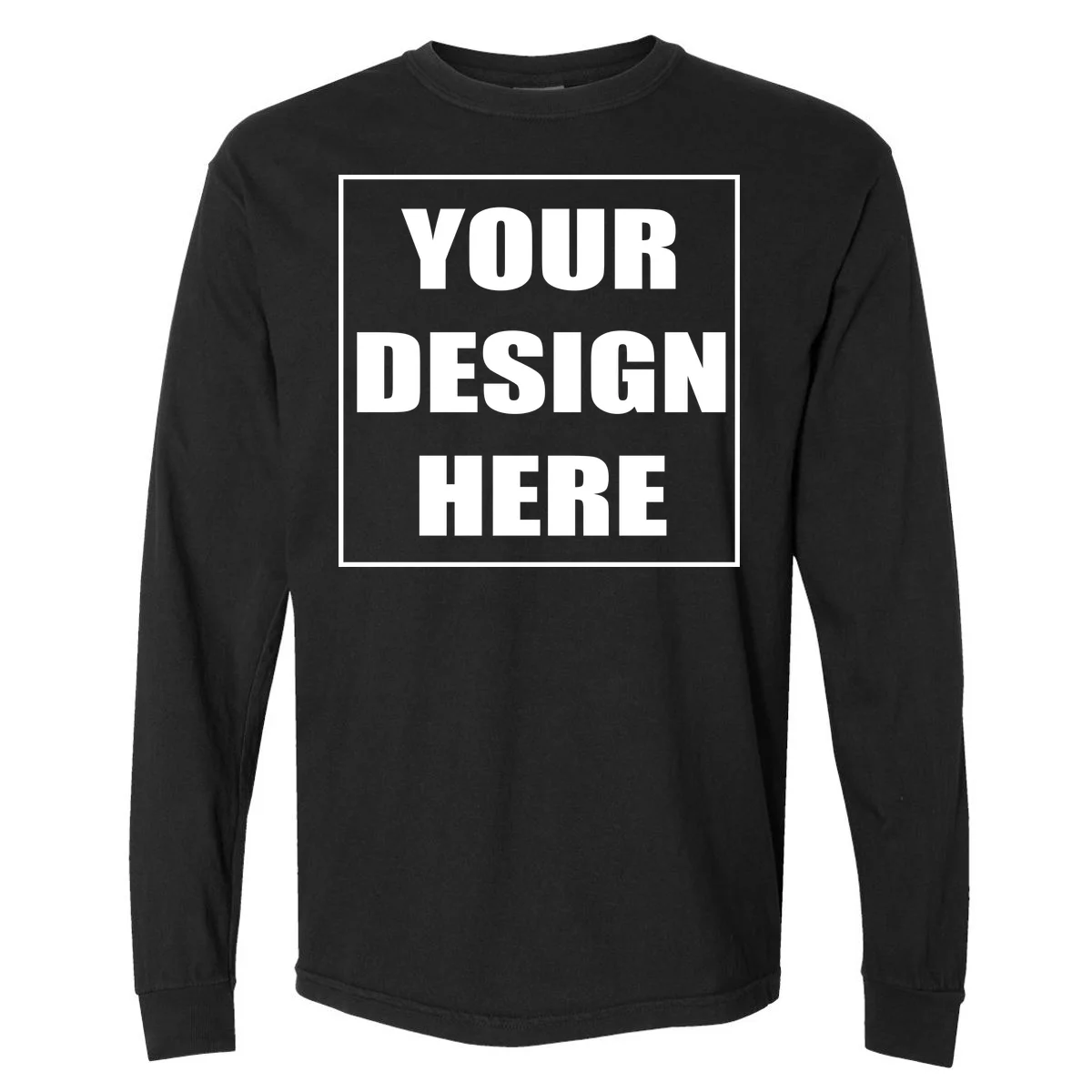 Create Your Own Custom Long Sleeve T-Shirt - Front