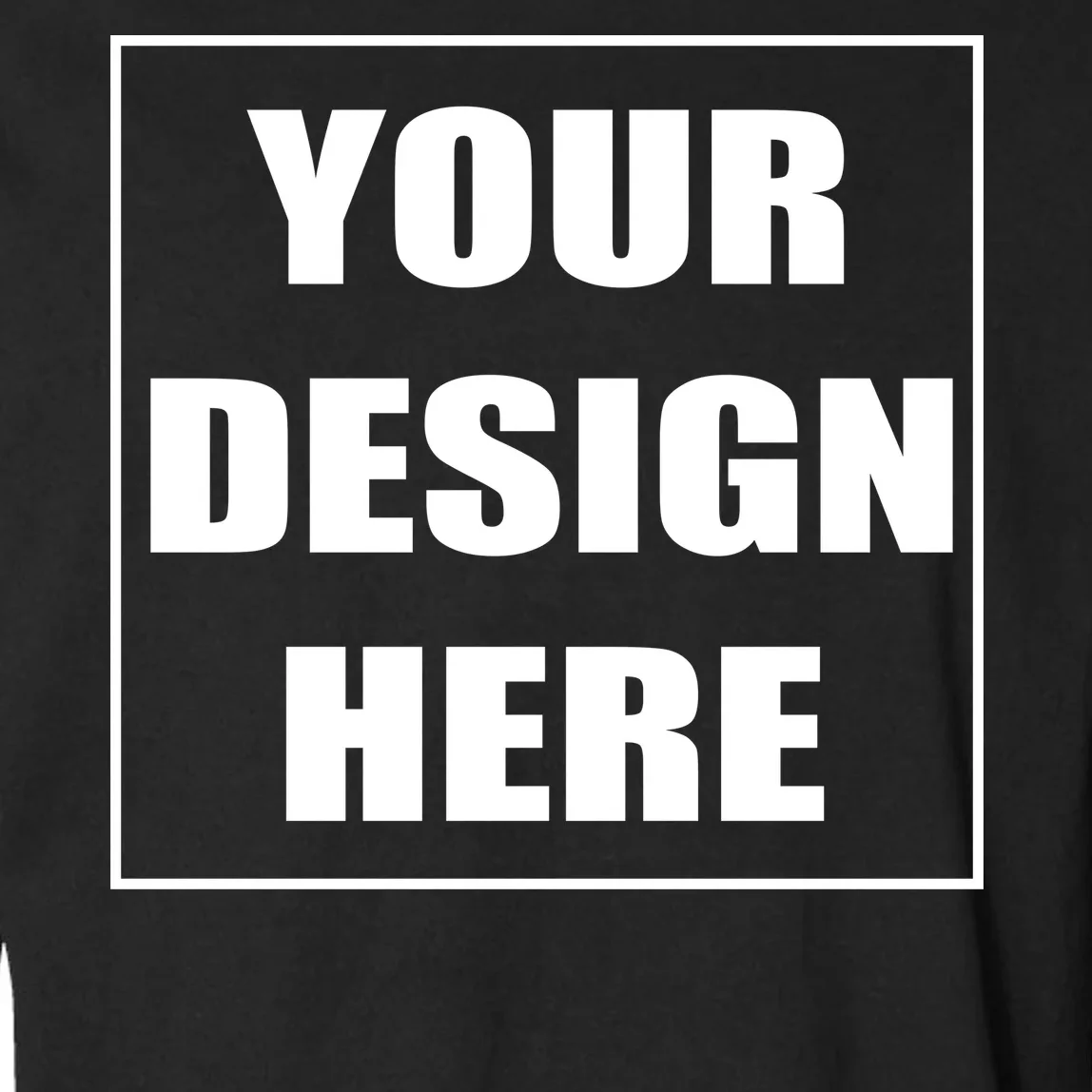Create Your Own Custom Comfort Colors Men's Long Sleeve Shirt - Front - Close-up