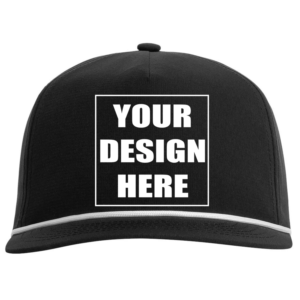 Create Your Own Custom Comfort Colors Rope Cap Hat - Front
