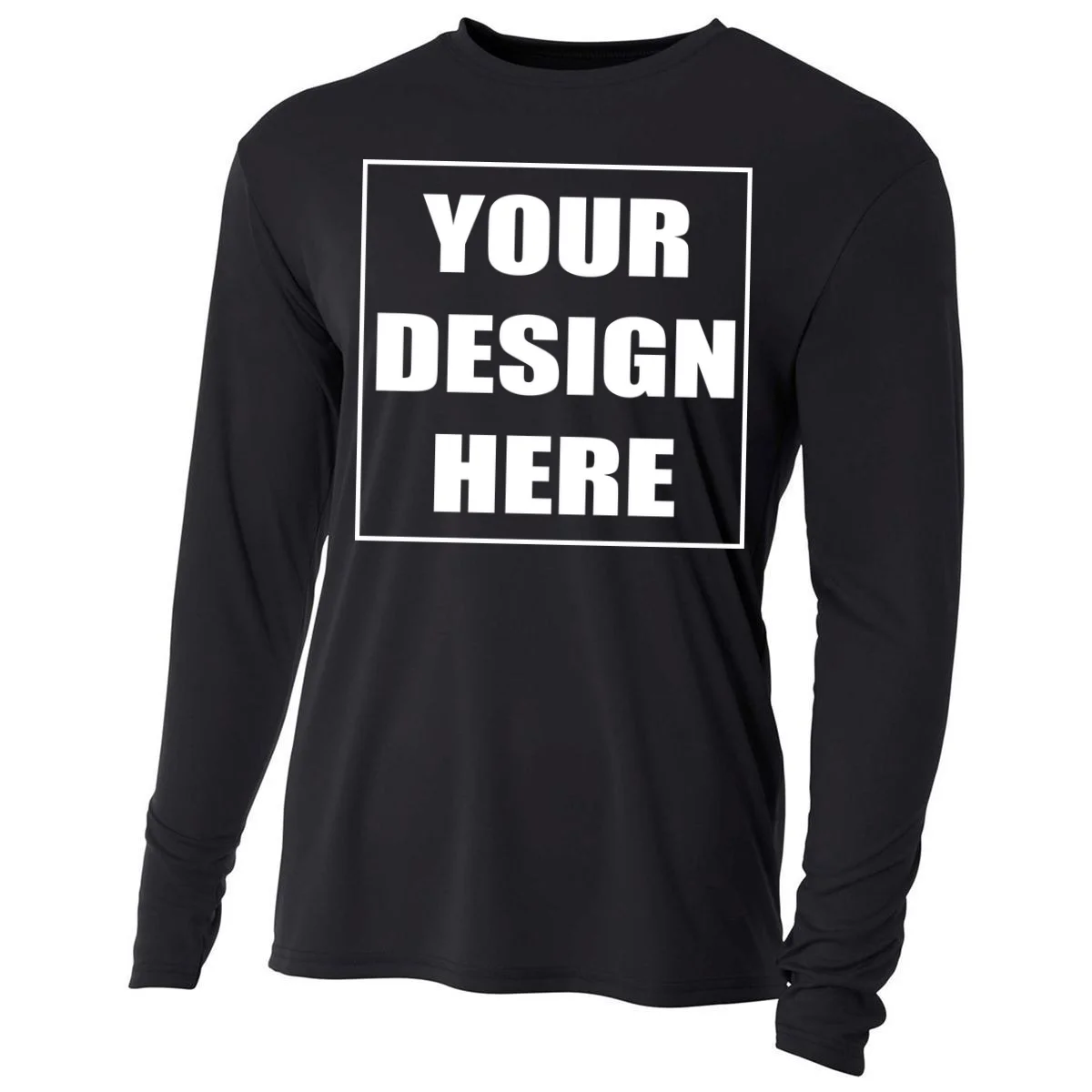 Create Your Own Custom Performance Long Sleeve Shirt - Front