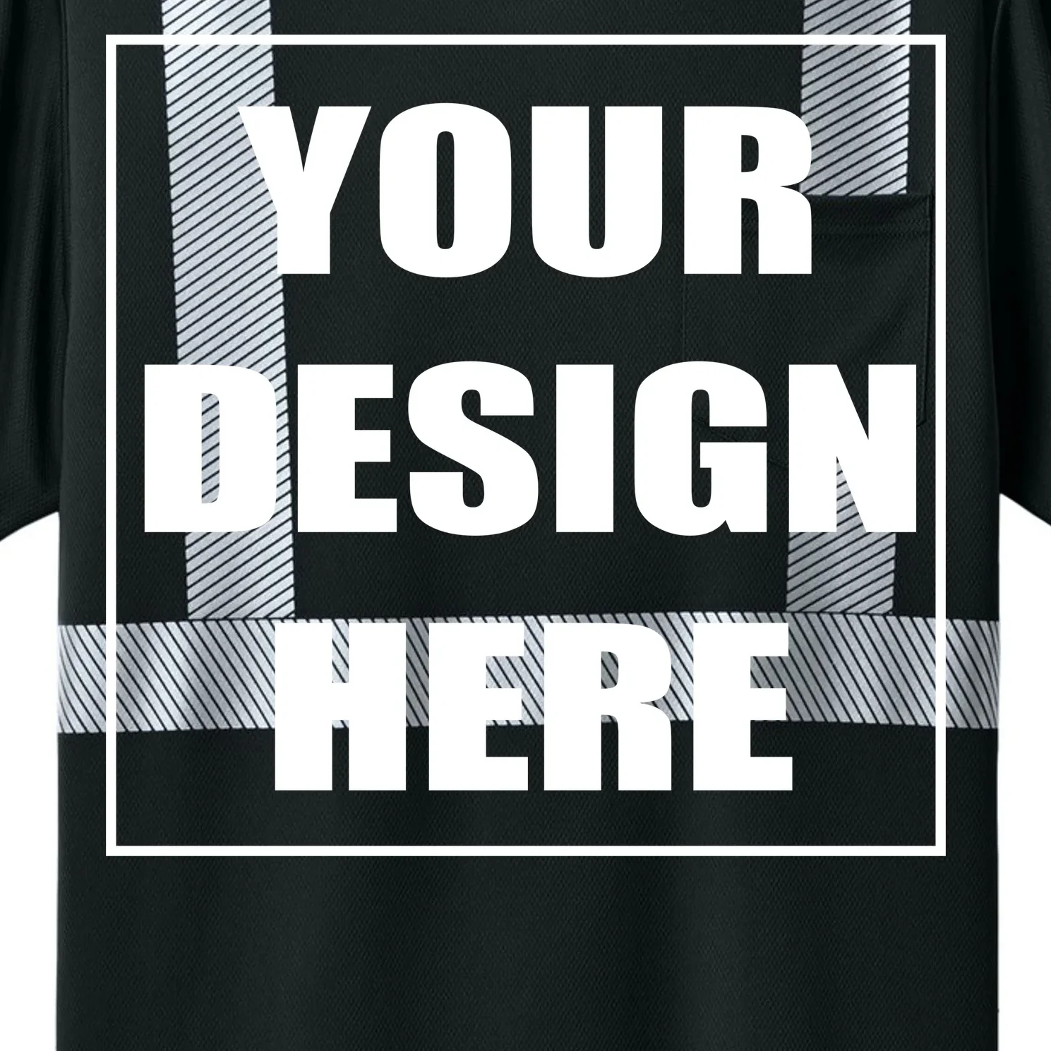 Create Your Own Custom Men's T-Shirt - Front - Close-up