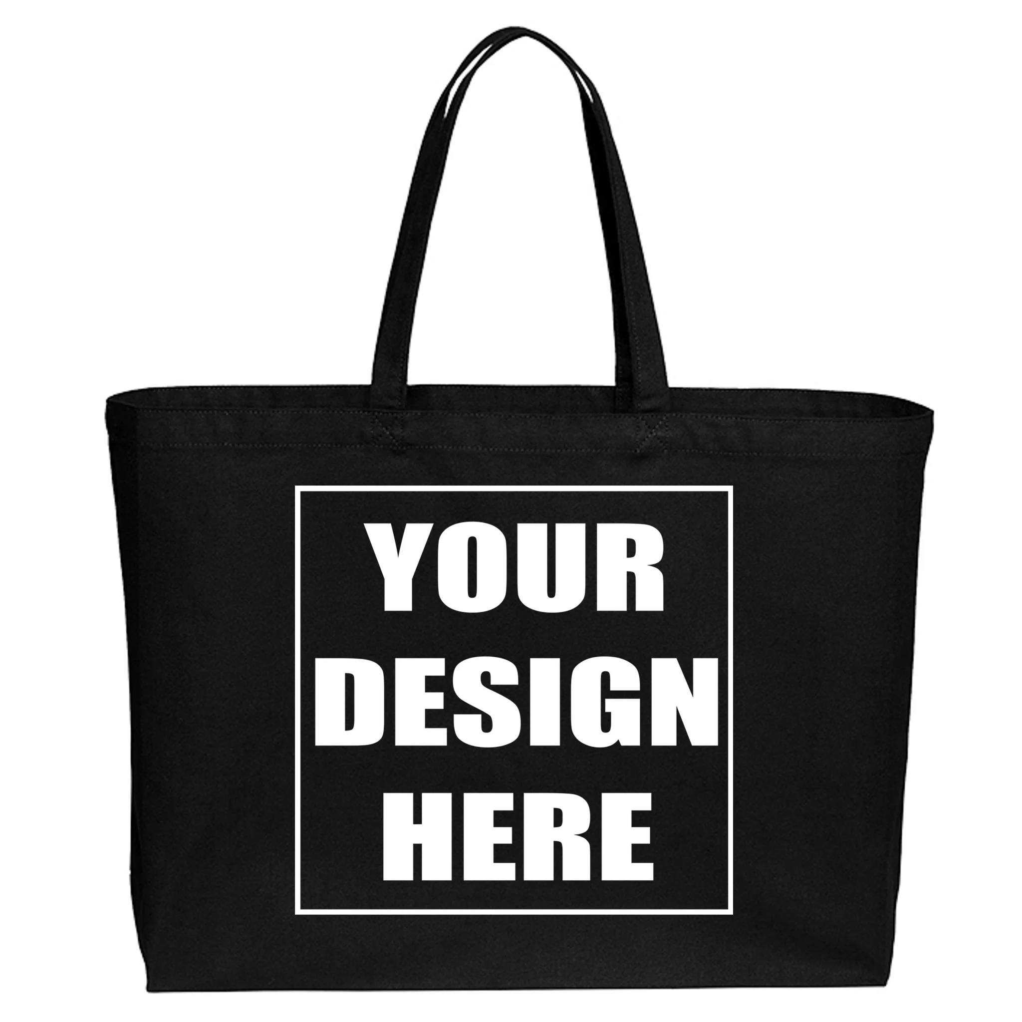 Create Your Own Custom Canvas Tote Bag Front