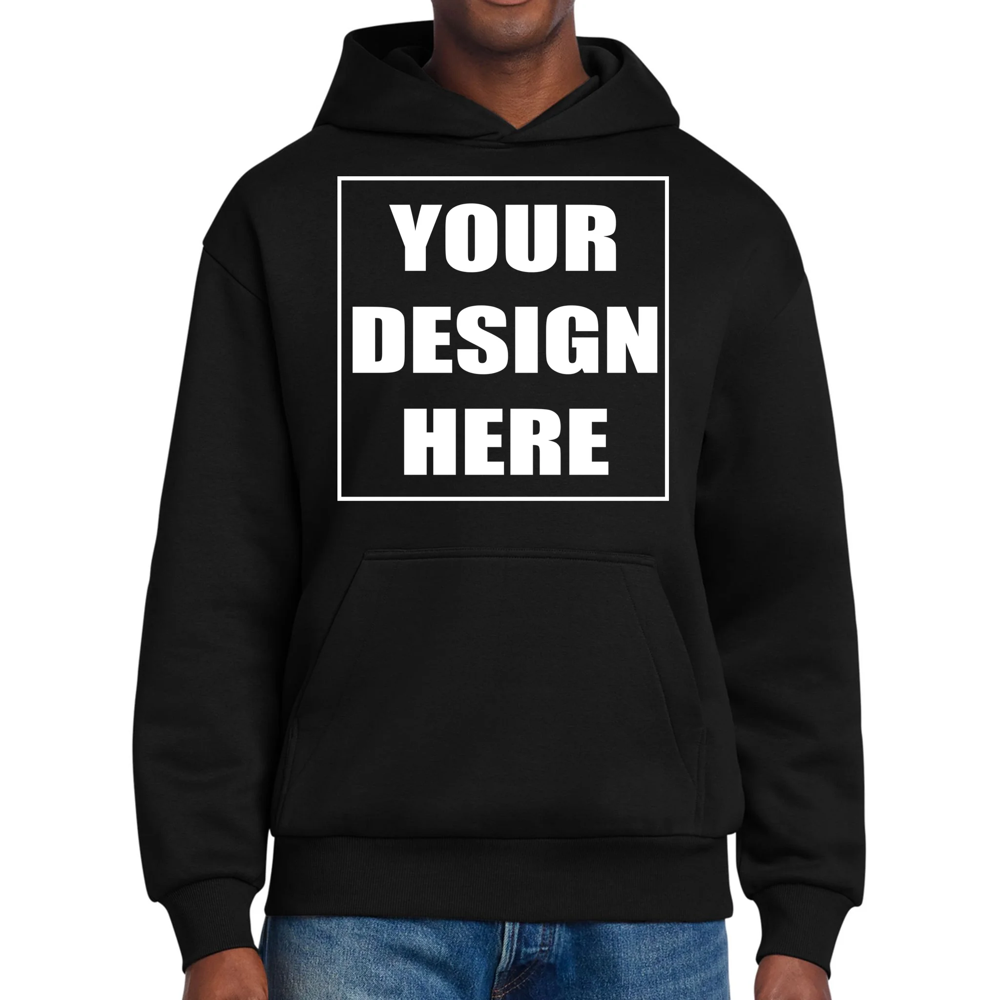 Create Your Own Custom Heavyweight Hoodie Front