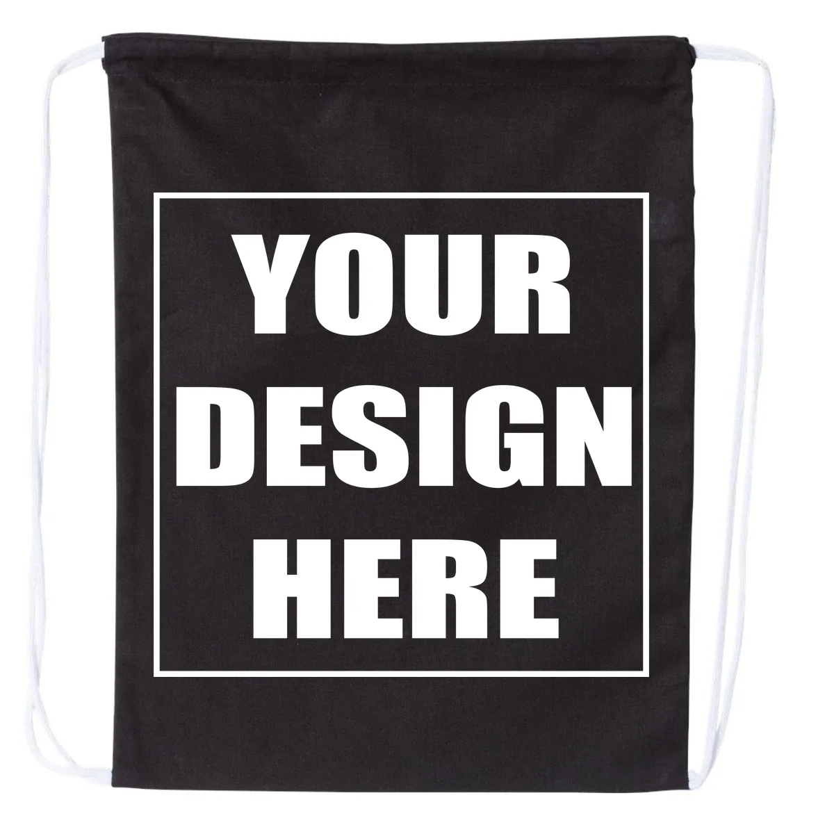 Create Your Own Custom Drawstring Bag - Front
