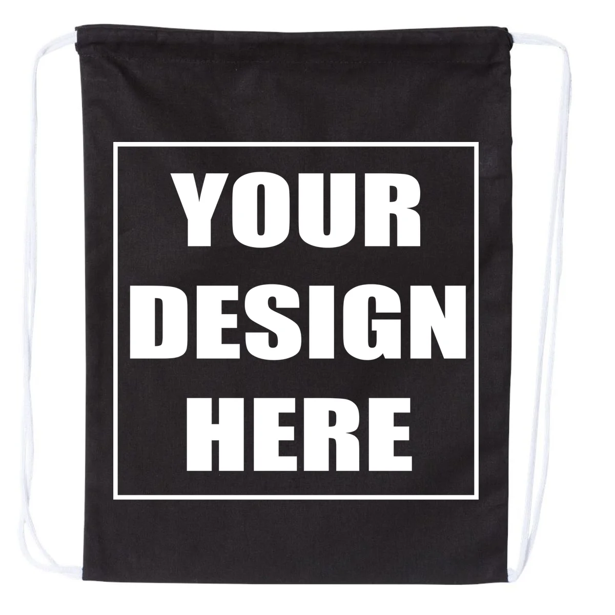 Create Your Own Custom Drawstring Bag - Front