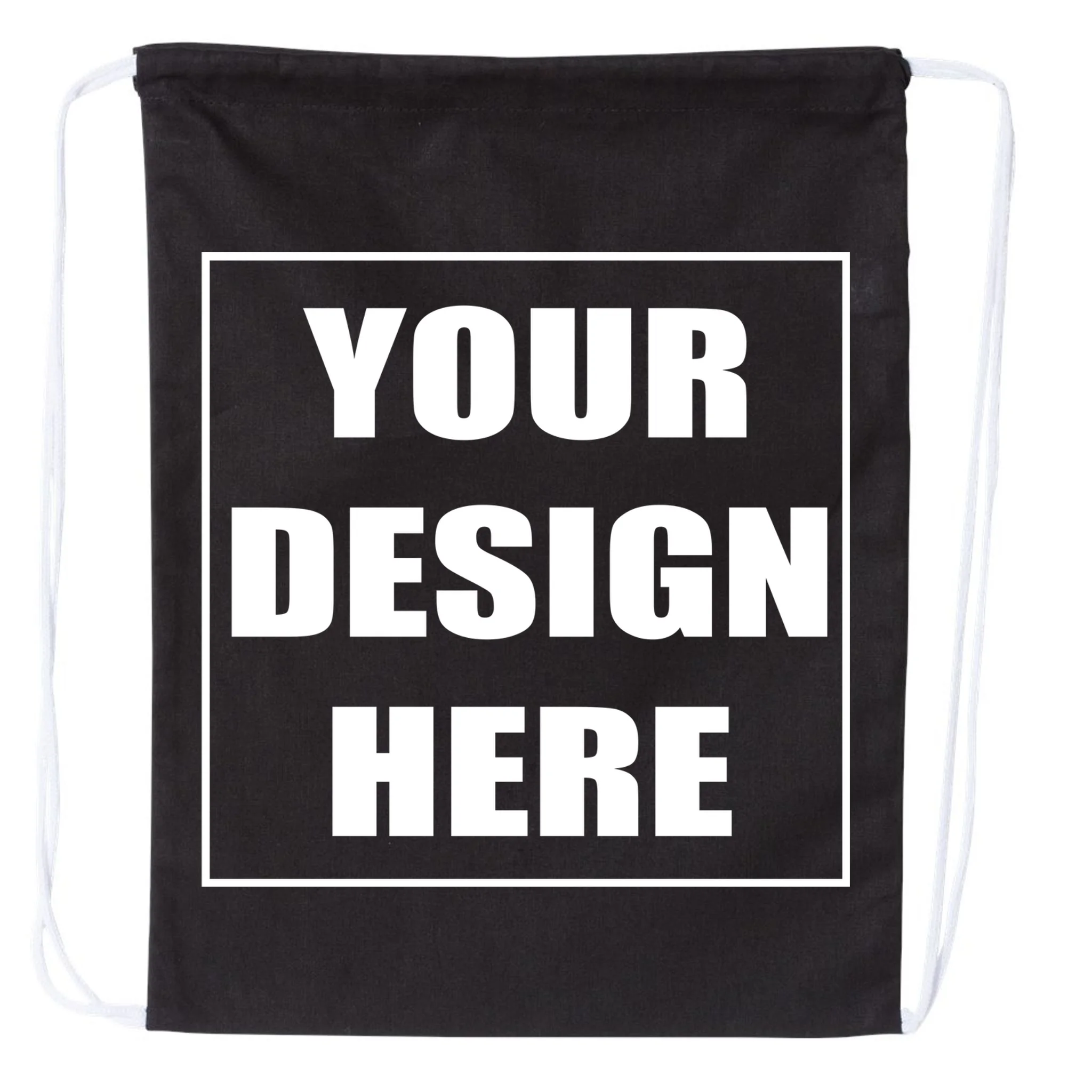 Create Your Own Custom Drawstring Bag - Front
