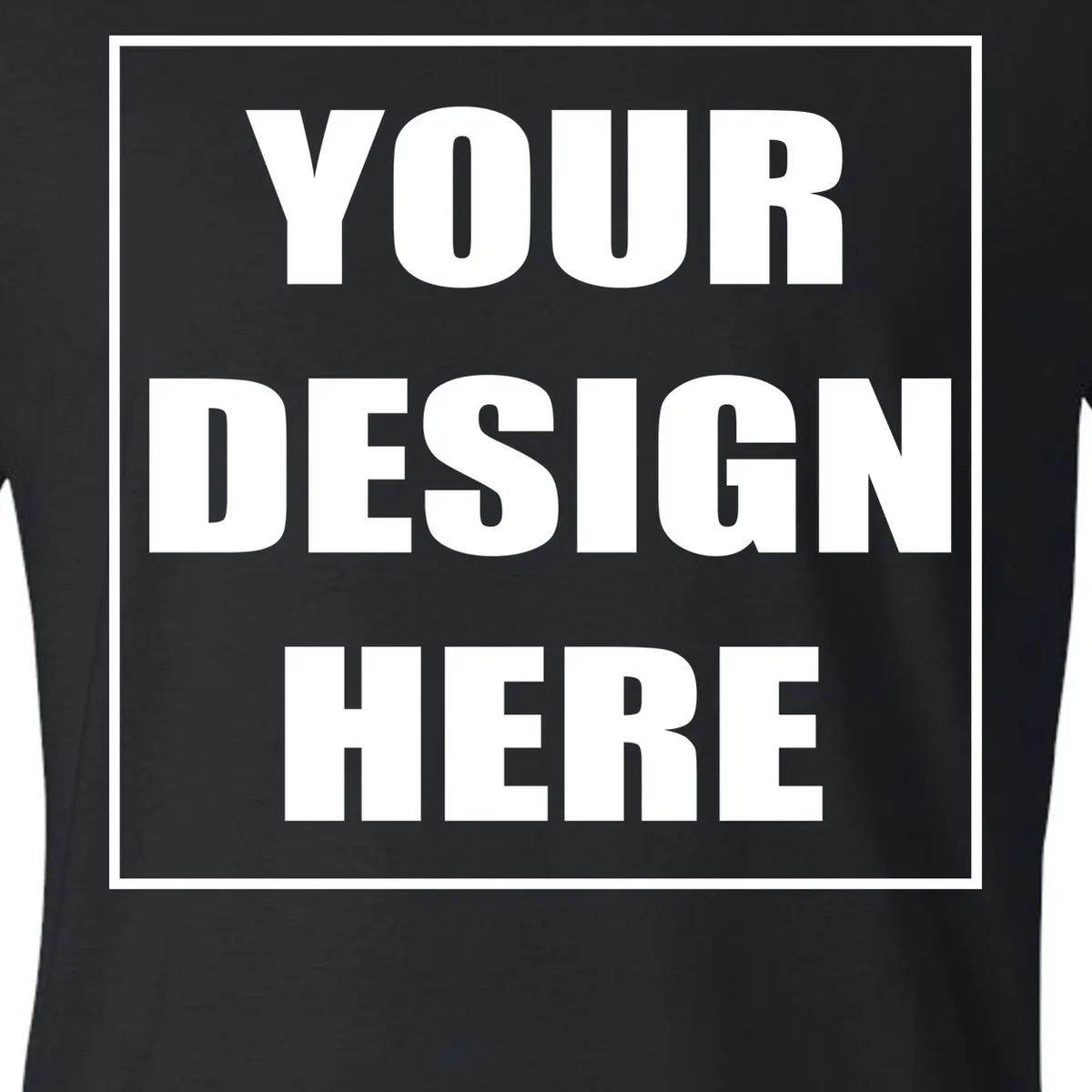 Create Your Own Custom T-Shirt - Front - Close-up