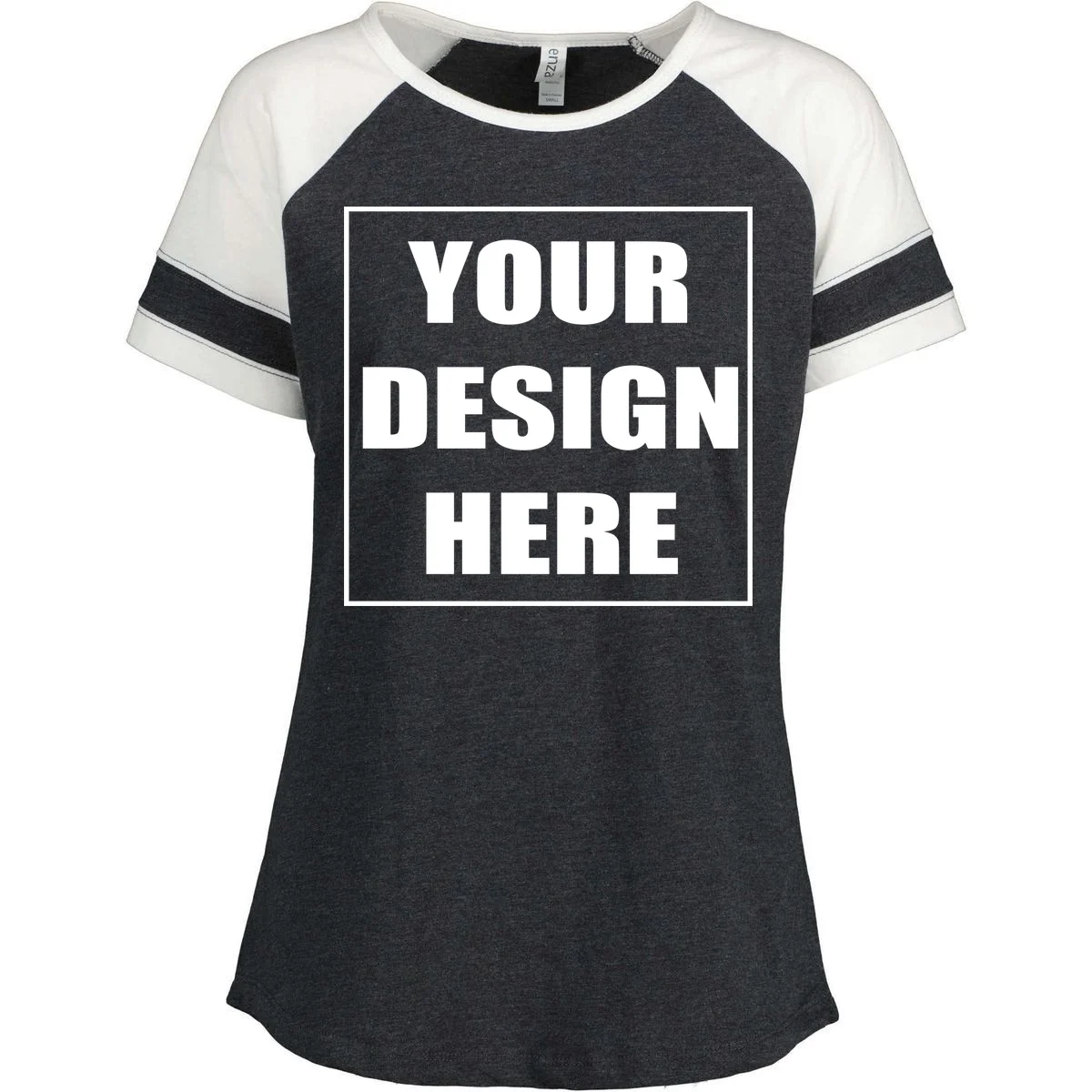 Create Your Own Custom Women's Colorblock T-Shirt - Front