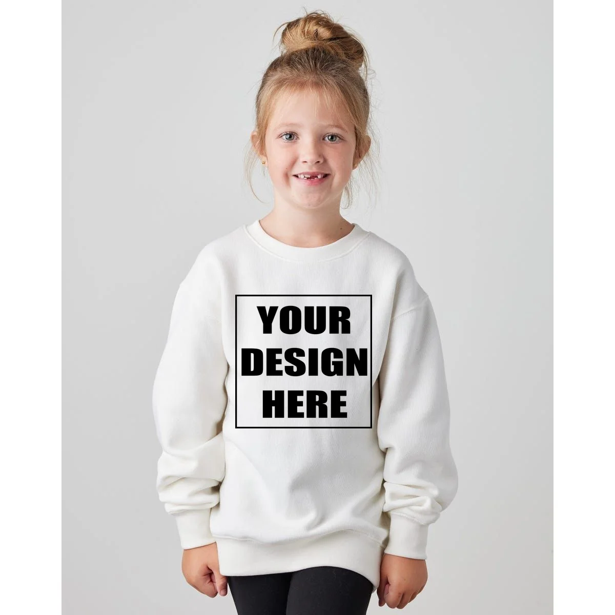 Create Your Own Custom Kids Crewneck - Front