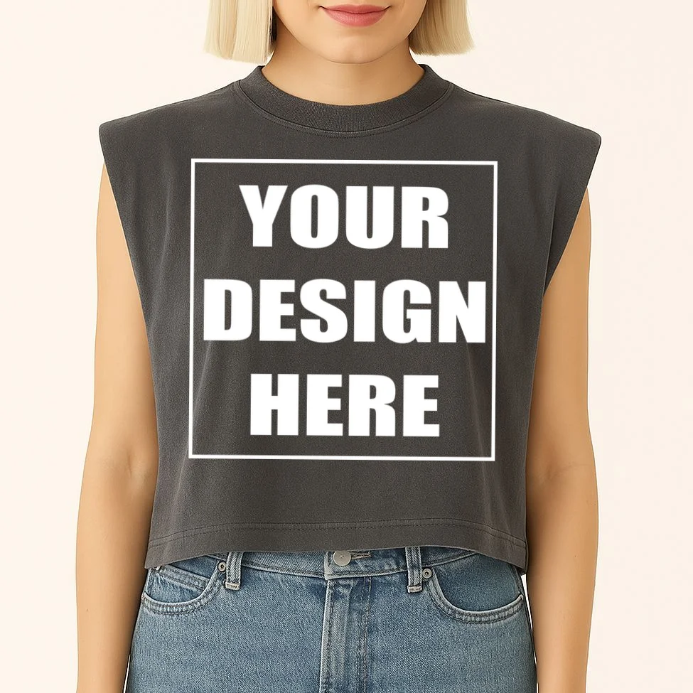 Create Your Own Custom Women's Muscle Tank - Front 1