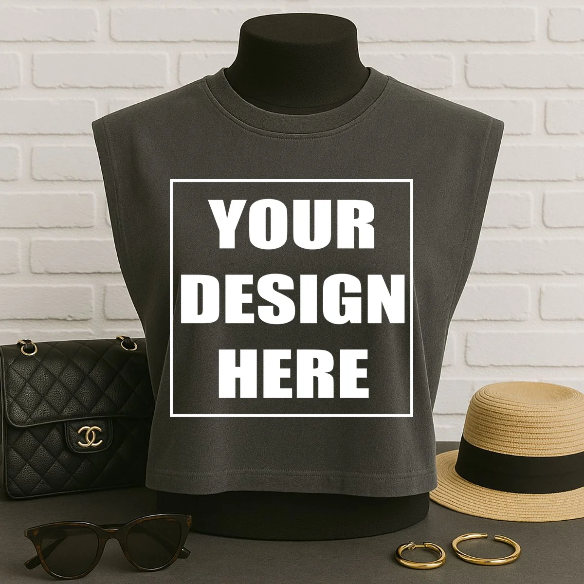 Create Your Own Custom Women's Muscle Tank - Front 2