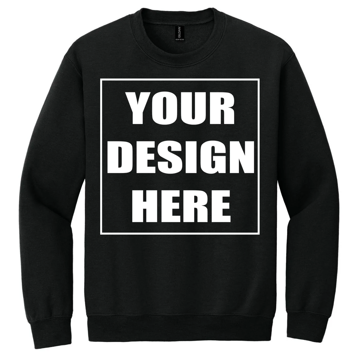 Create Your Own Custom Gildan Men's Sweatshirt - Front