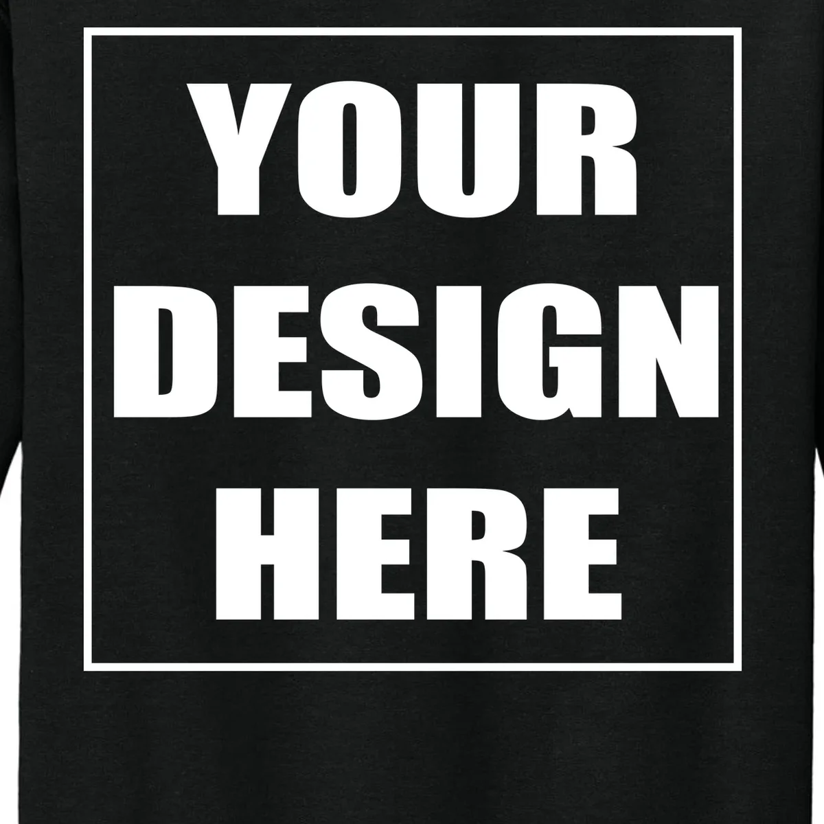 Create Your Own Custom Gildan Men's Sweatshirt - Front - Close-up