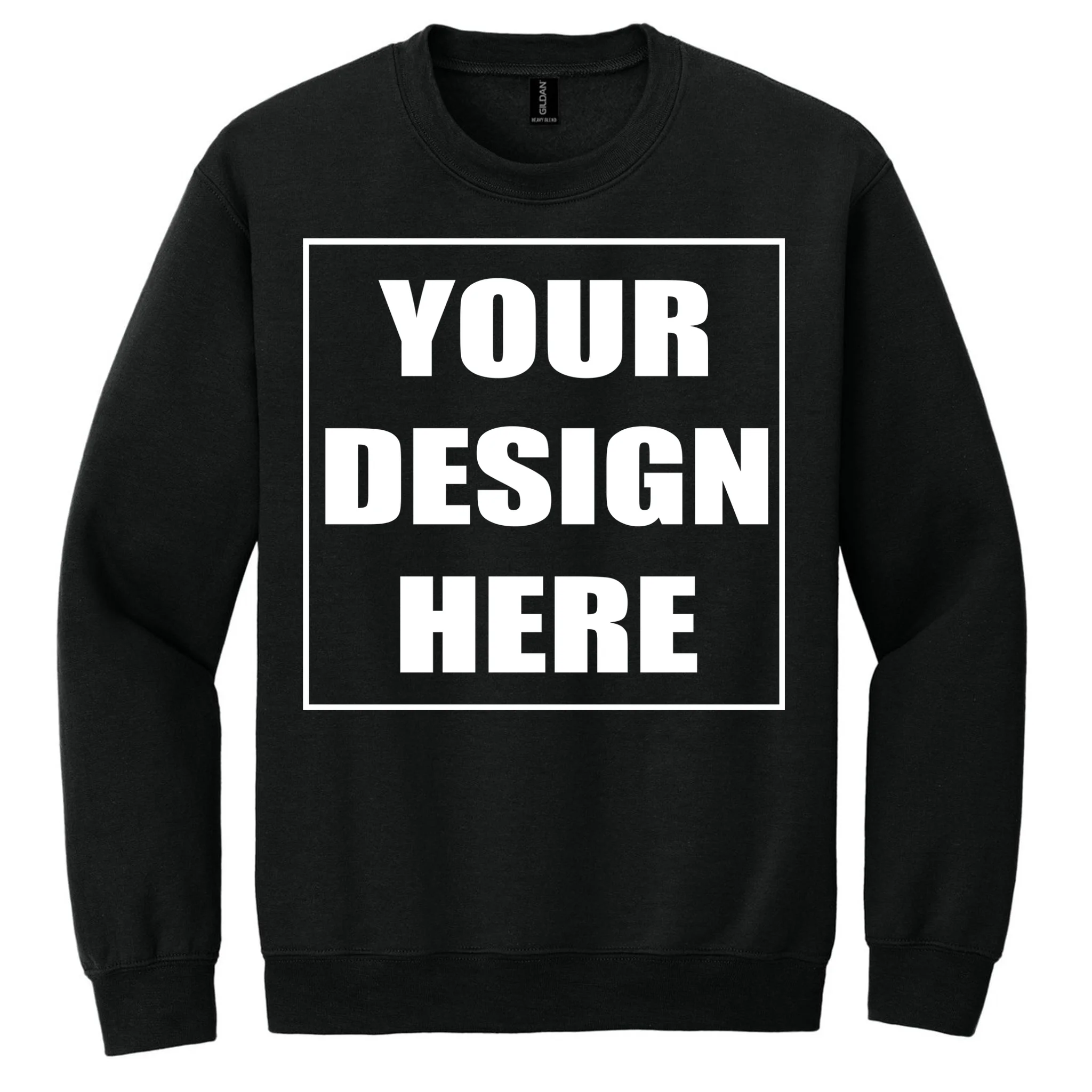 Create Your Own Custom Gildan Men's Sweatshirt - Front