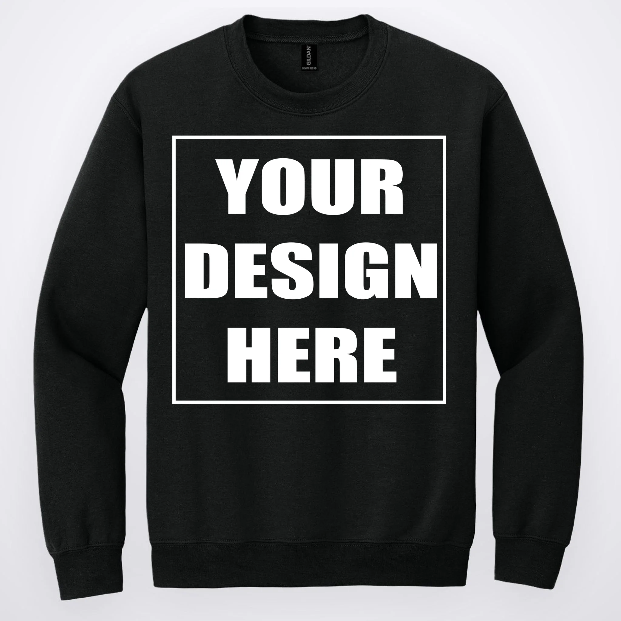 Create Your Own Custom Gildan Men's Sweatshirt Front