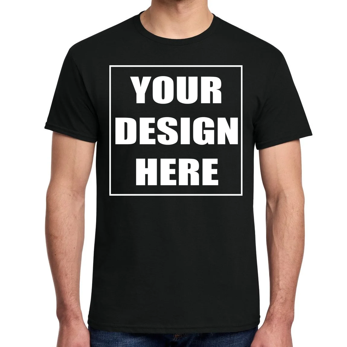 Create Your Own Custom Light Cotton T-Shirt - Front 1