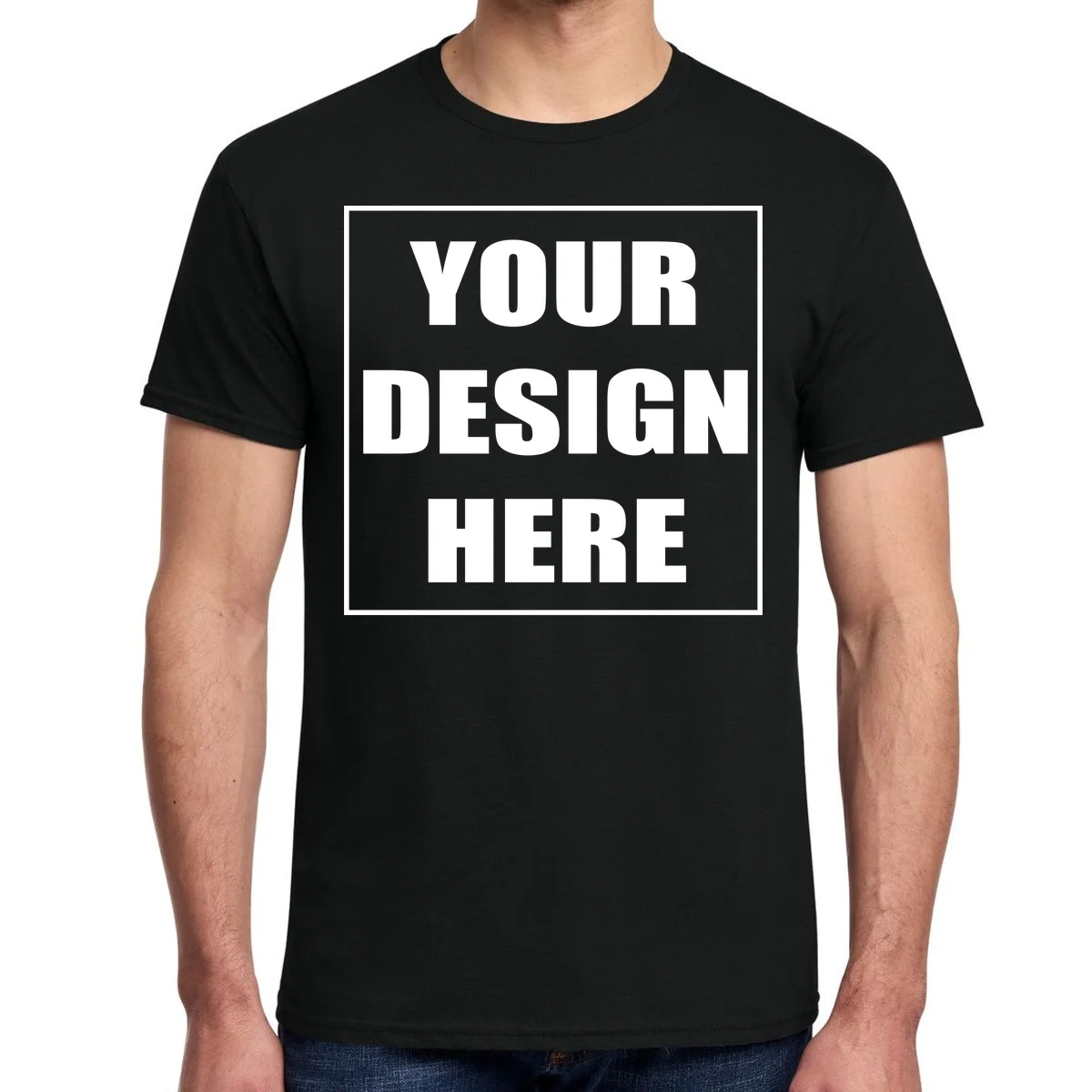 Create Your Own Custom Light Cotton T-Shirt - Front 1