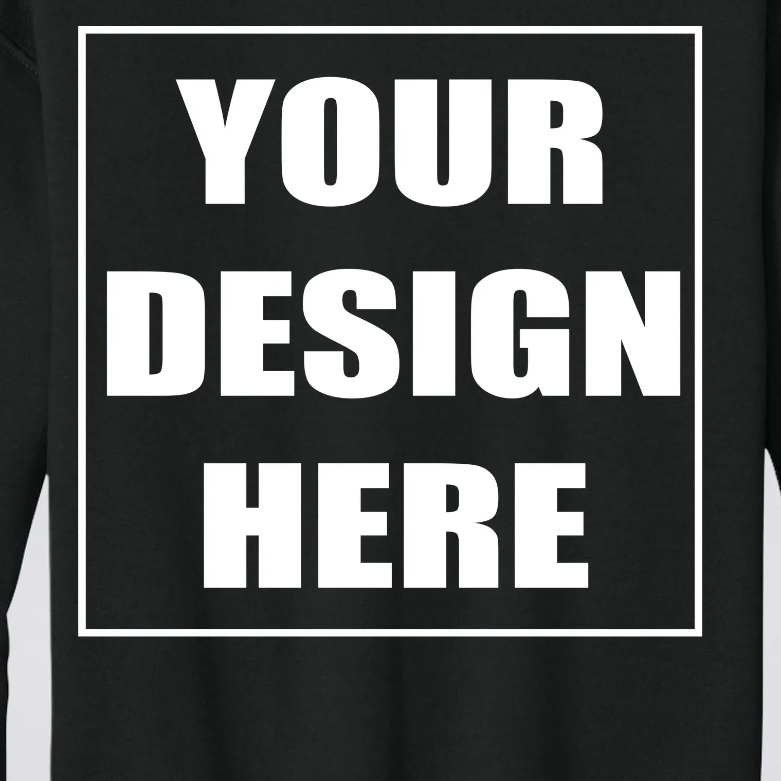 Create Your Own Custom Gildan Youth Heavy Blend Crewneck Sweatshirt - Front - Close-up