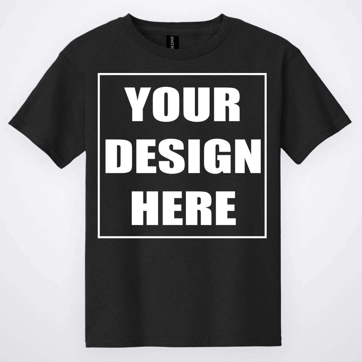 Create Your Own Custom Gildan Kids T-Shirt - Front