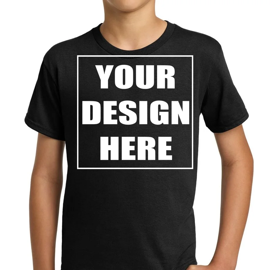 Create Your Own Custom Youth Heavy Cotton T-Shirt - Front 1