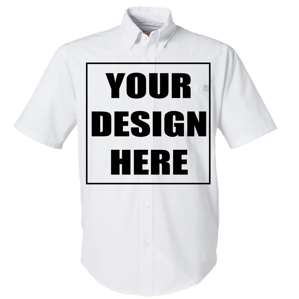 Create Your Own Custom Men's Kona Short Sleeve Solid Shirt - Front