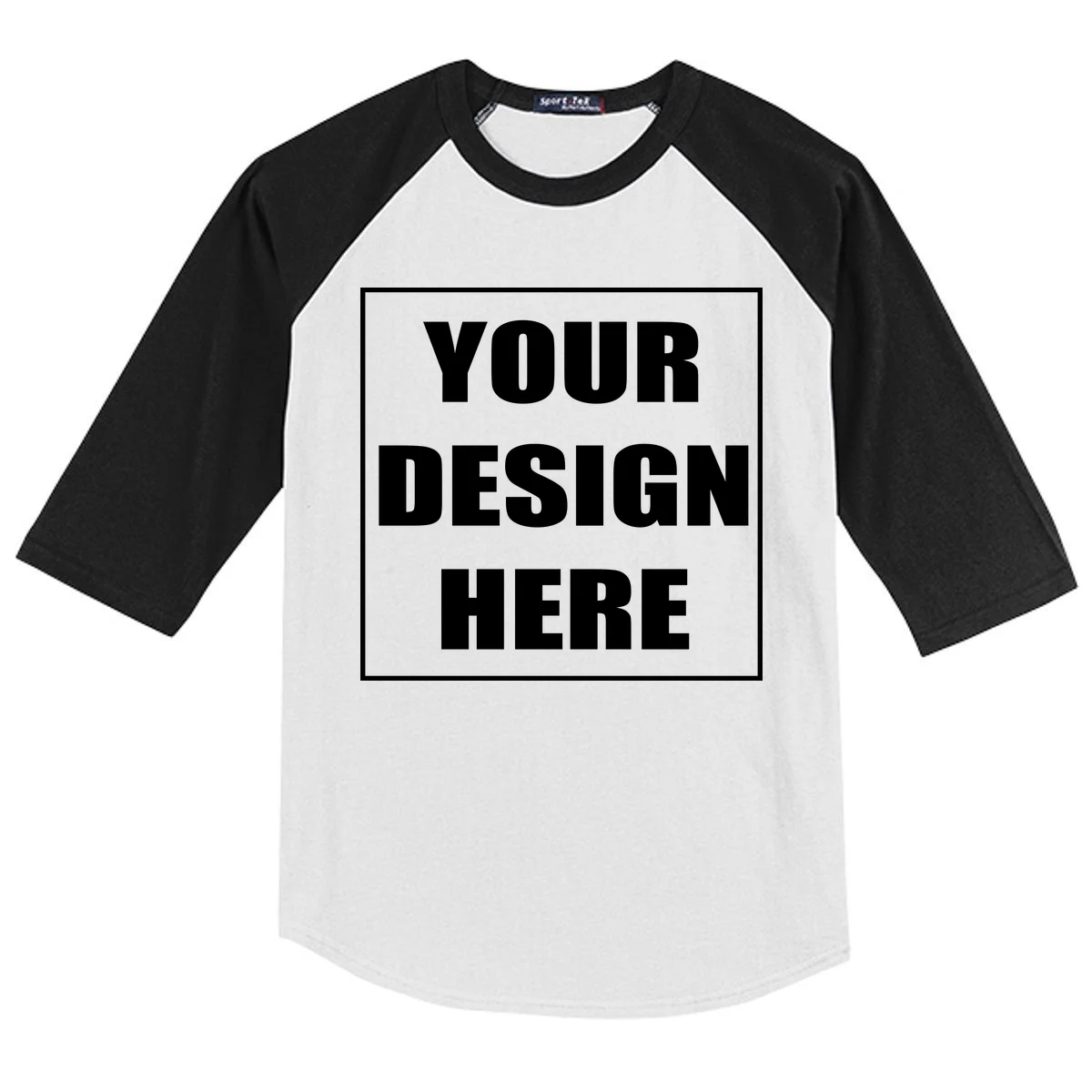 Create Your Own Custom Kids Raglan Jersey - Front
