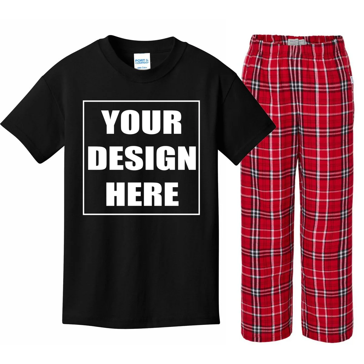 Create Your Own Custom Kids Pajama Set - Front