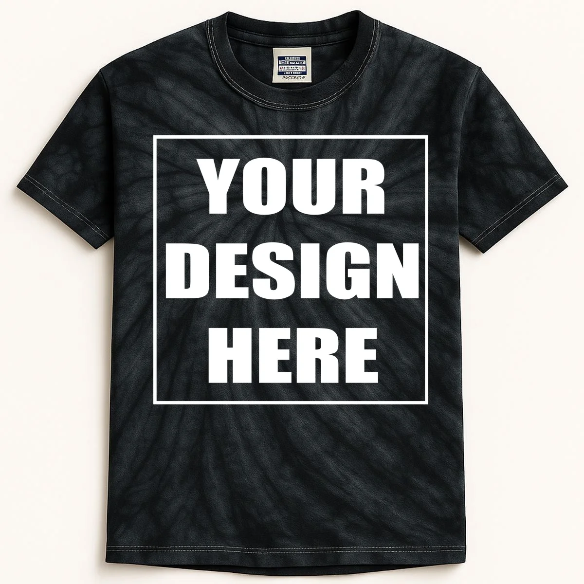 Create Your Own Custom Kids Tie-Dye T-Shirt - Front