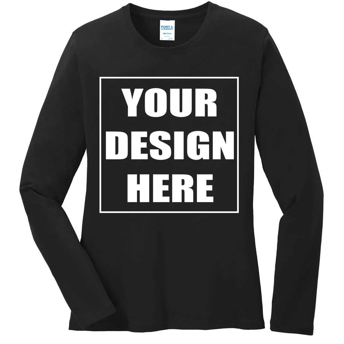Create Your Own Custom Women's Long Sleeve Shirt - Front