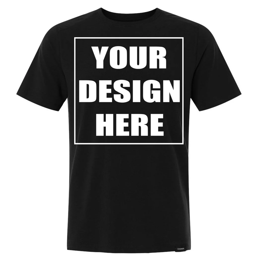 Create Your Own Custom Legends Men's Aviation Split Hem T-Shirt Front