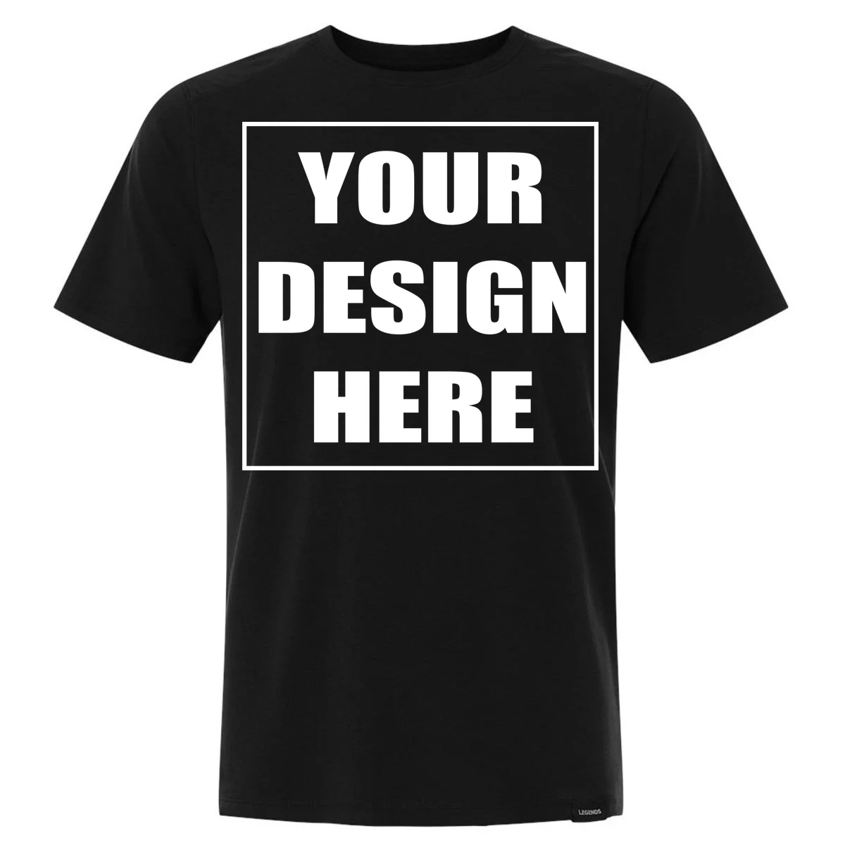 Create Your Own Custom Legends Men's Aviation Split Hem T-Shirt - Front
