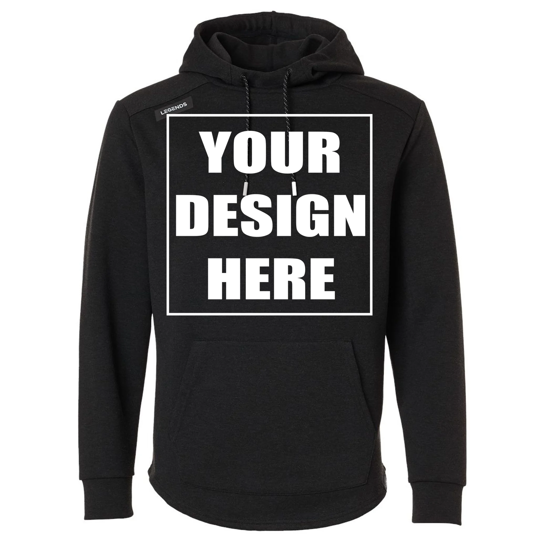 Create Your Own Custom Legends Men's Hawthorne Tech Hooded Sweatshirt Front