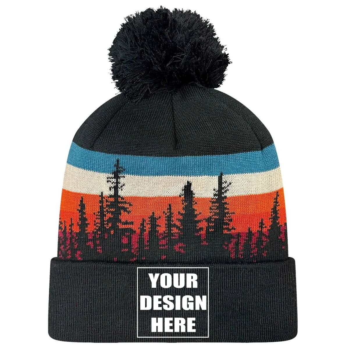 Create Your Own Custom Grand Recycled Beanie - Front